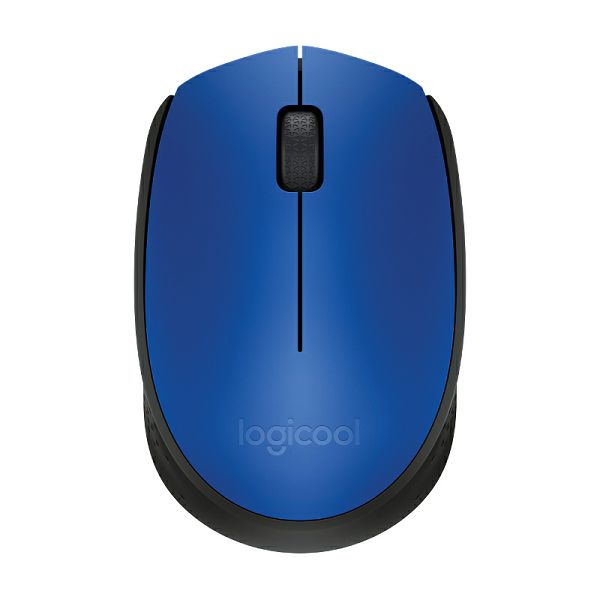 Logitech M171, bežični miš, plavi