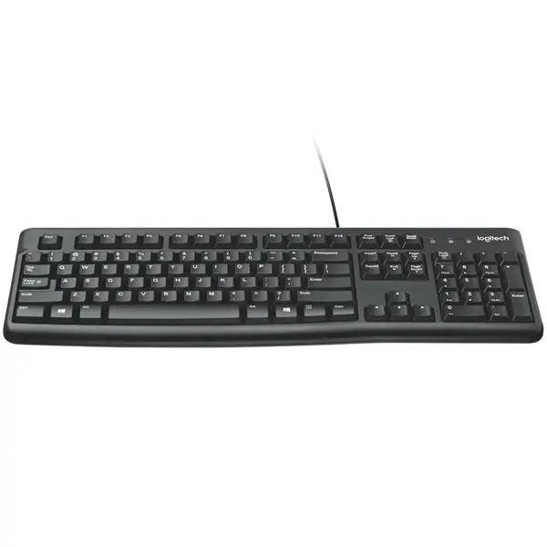 LOGITECH Corded Keyboard K120 - Business EMEA - Croatian layout - BLACK