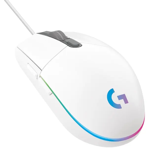 LOGITECH G102 LIGHTSYNC Gaming Mouse - WHITE - EER