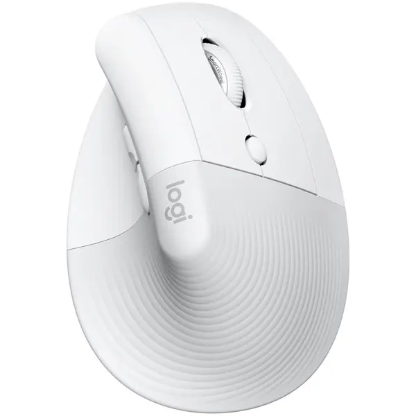 LOGITECH Lift Vertical Ergonomic Mouse - OFF-WHITE/PALE GREY - 2.4GHZ/BT - EMEA - ON+OFFLINE,B2C