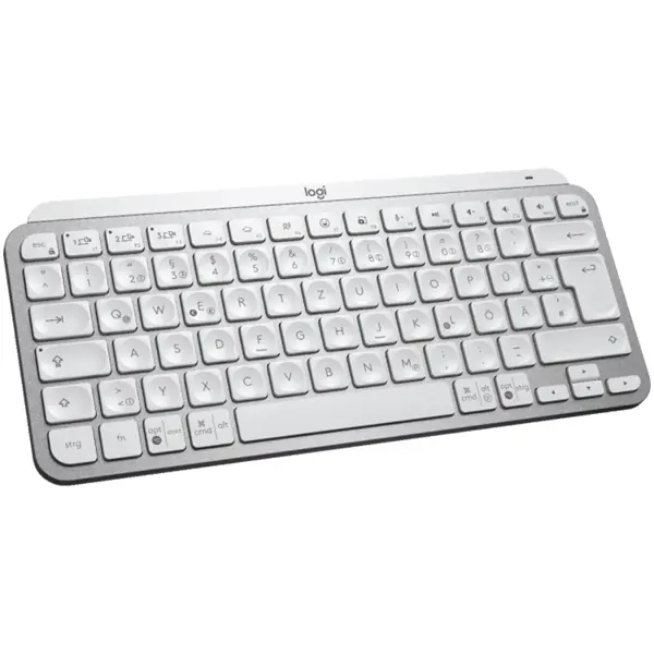 LOGITECH MX Keys Mini Minimalist Wireless Illuminated Keyboard - PALE GREY - US INTL - 2.4GHZ/BT - INTNL