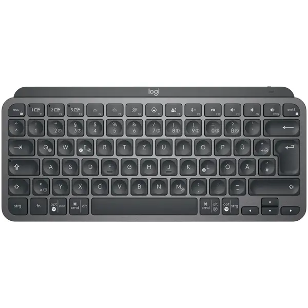 LOGITECH MX Keys Mini Minimalist Wireless Illuminated Keyboard - GRAPHITE - US INTL - 2.4GHZ/BT - INTNL