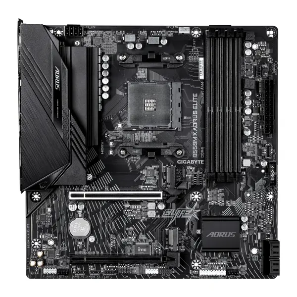 GIGABYTE Mainboard B550M X AORUS ELITE - Micro ATX - Socket AM4 - AMD B550