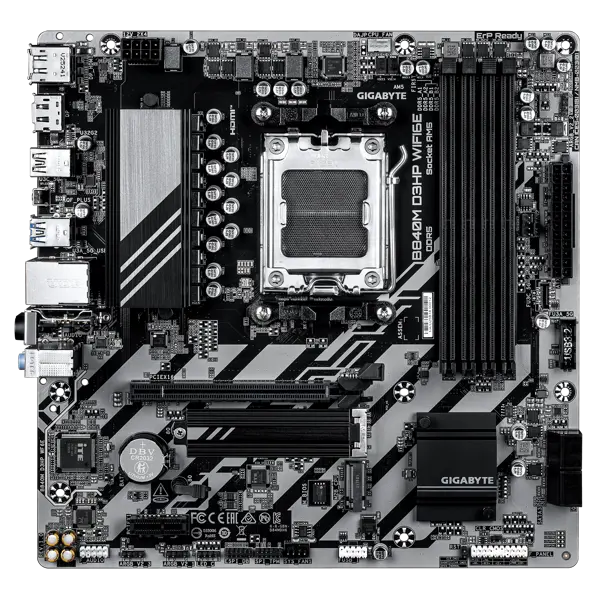 GIGABYTE Mainboard B840M D3HP WIFI6E - Micro ATX - Socket AM5 - AMD B840