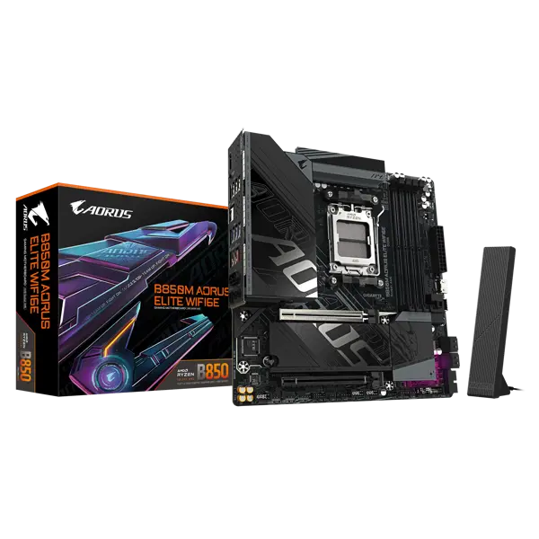AORUS B850M ELITE WIFI6E - motherboard - micro ATX - Socket AM5 - AMD B850