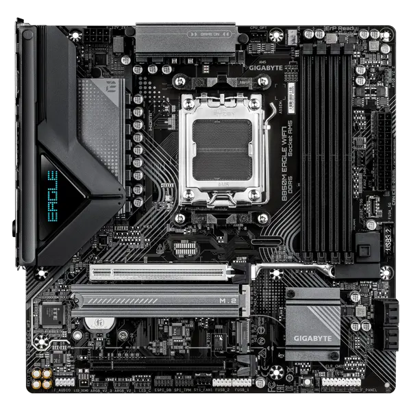 GIGABYTE Mainboard B850M EAGLE WIFI7 Mainboard - Micro ATX - Socket AM5 - AMD B850
