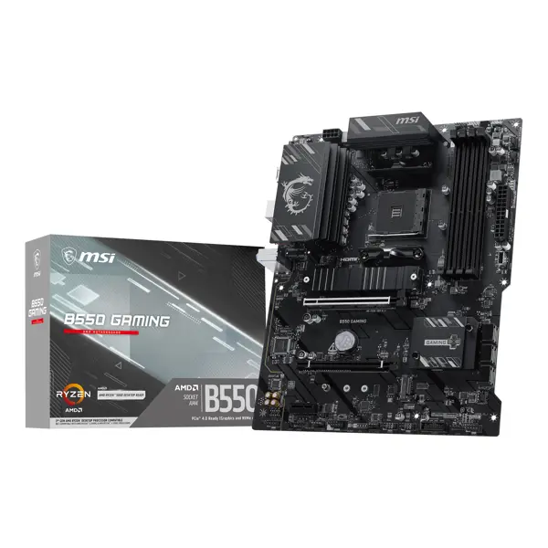 MSI Mainboard B550 GAMING - ATX - Socket AM4 - AMD B550