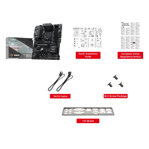MSI Mainboard B550 GAMING - ATX - Socket AM4 - AMD B550