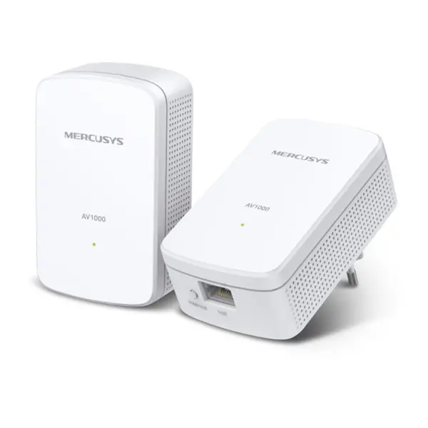 Mercusys AV1000 Powerline Gigabit mrežni adapter, 1000Mbps, HomePlug AV2 (duplo pakiranje)