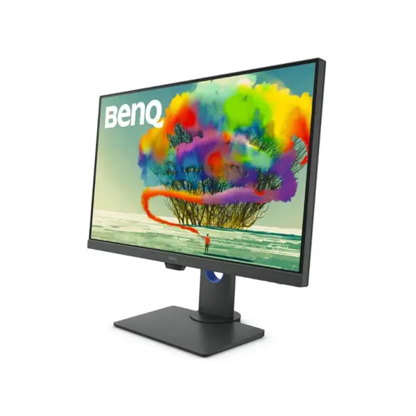 Monitor LED 27" BenQ PD2705Q, QHD 2560x1440, IPS, 5ms, 100% sRGB, HDR, HDMI, DP, USB C, USB 3.1x4, Pivot, HAS, Swivel