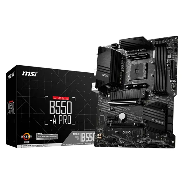 MSI Mainboard B550-A PRO - ATX - Socket AM4 - AMD B550