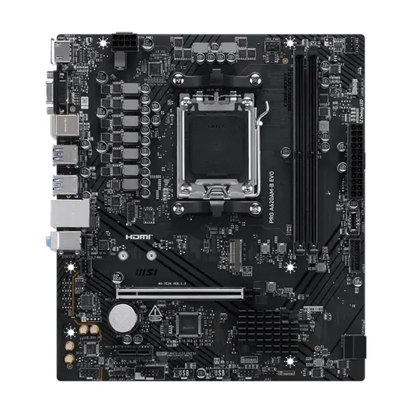 MSI Mainboard PRO A620AM-B EVO - ATX - Socket AM5 - AMD A620A