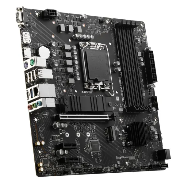 MSI Mainboard PRO B760M-P DDR4 - Micro ATX - Socket Intel 1700 - Intel B760