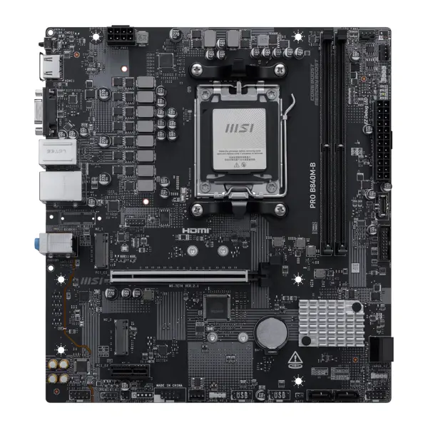 MSI Mainboard PRO B840M-B - Micro ATX - Socket AM5 - AMD B840