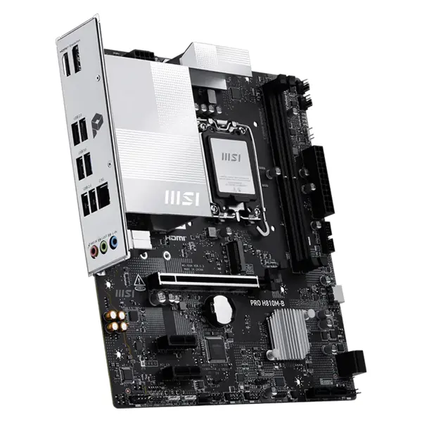 MSI Mainboard PRO H810M-B - Micro ATX - Socket LGA1851 - Intel H810
