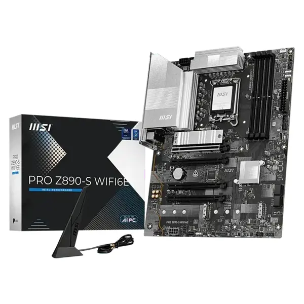 MSI Mainboard PRO Z890-S WIFI6E - ATX - Socket LGA1851 - Intel Z890