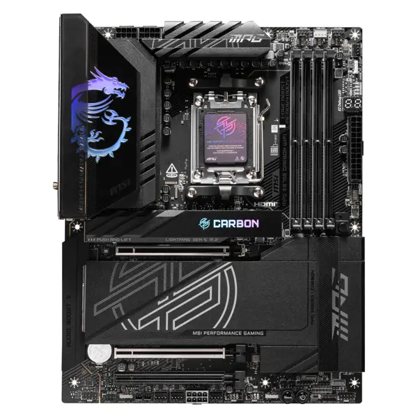 MSI MPG X870E CARBON WIFI motherboard AMD X870E Socket AM5 ATX