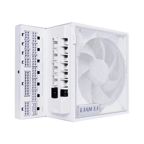 Napajalnik ATX Lian Li EDGE 1200W, 80 PLUS Gold, 12VHPWR, HUB, Modularni, bel