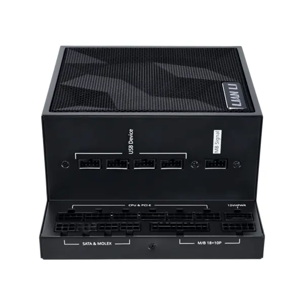 Napajalnik ATX Lian Li EDGE 850W, 80 PLUS Gold, 12V-2x6, Modularni, črn