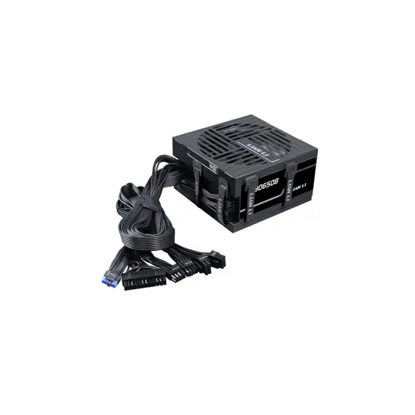 Napajalnik ATX Lian Li RB 650W, 80PLUS Bronze, PCIe 5.1, ATX 3.1, S.Mod., črn, RB0650