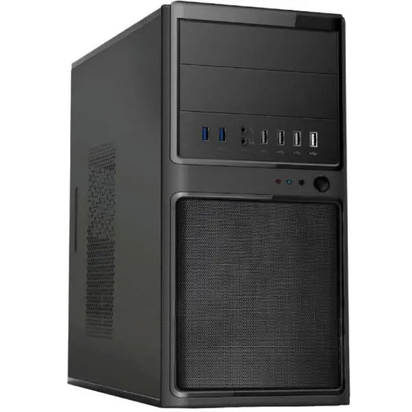 NaviaTec 6812-2U34U2 mATX Mid Tower PC Case 2x USB3.0, 4x USB 2.0, No PSU