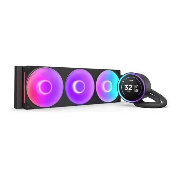 NZXT Kraken Elite 360 RGB - processor liquid cooling system - with LCD display