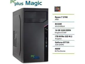 PCPLUS Magic Ryzen 7 5700 16GB 1TB SSD GT730 namizni računalnik