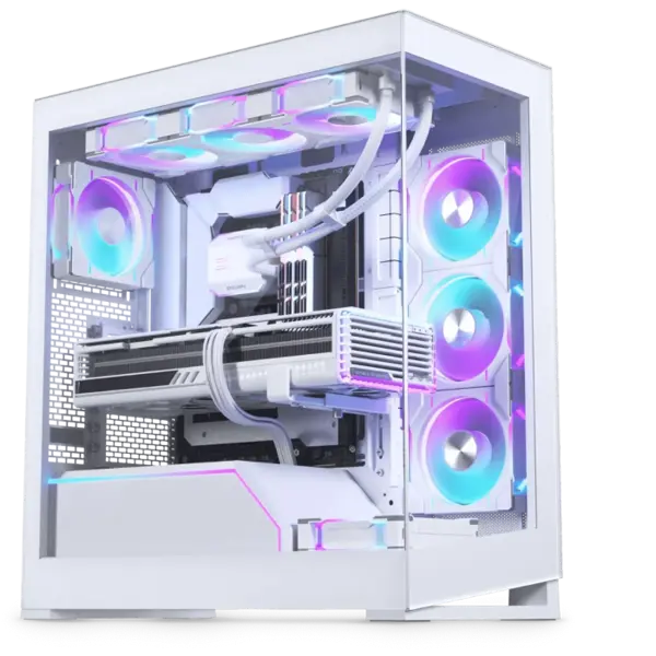 Physeks NV5 Mkii Tempered Glass D-RGB E-ATX white housing