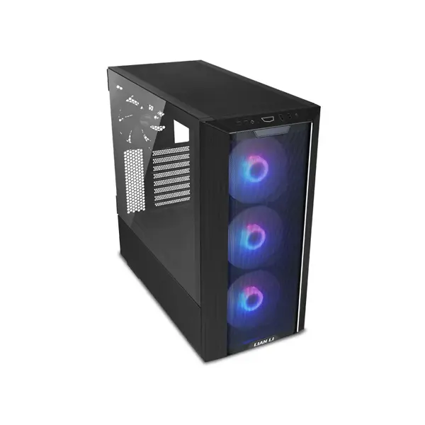 Računalniško ohišje ATX Lian Li LANCOOL III Mesh RGB Midi-Tower, kaljeno steklo, črno
