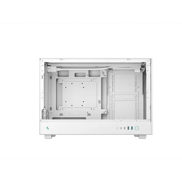 Računalniško ohišje DeepCool CH260, Micro-ATX, kajeno steklo, belo