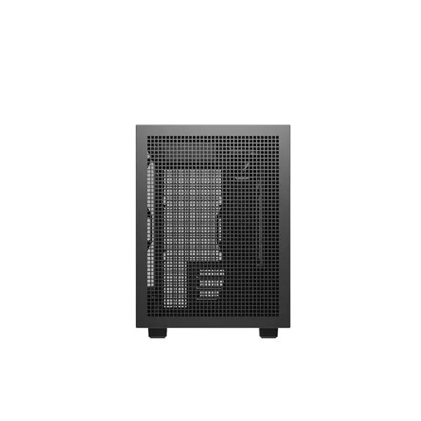 Računalniško ohišje DeepCool CH260, Micro-ATX, kajeno steklo, črno