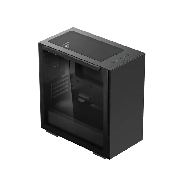 Računalniško ohišje DeepCool MACUBE 110, Micro-ATX, Kaljeno steklo, črno