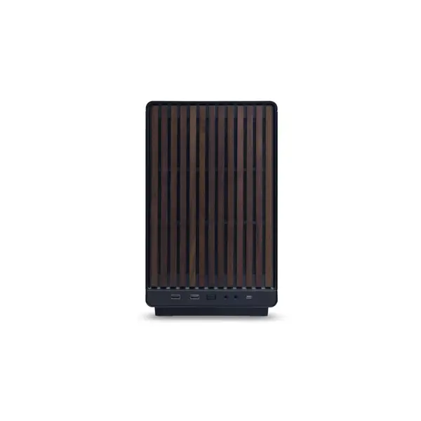 Računalniško ohišje Lian Li DAN Cases A3 Wood, Mesh, Micro-ATX, črno