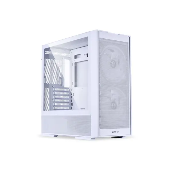 Računalniško ohišje Lian Li LANCOOL 206 Midi-Tower, ATX, ARGB, kaljeno steklo, belo