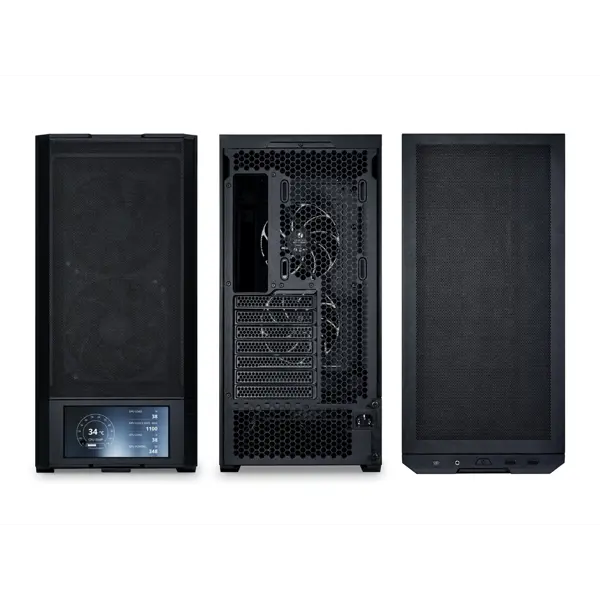 Računalniško ohišje Lian Li LANCOOL 207 Digital, ATX, Midi-Tower, kaljeno steklo, črno