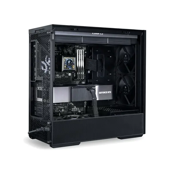 Računalniško ohišje Lian Li LANCOOL 207 Digital, ATX, Midi-Tower, kaljeno steklo, črno