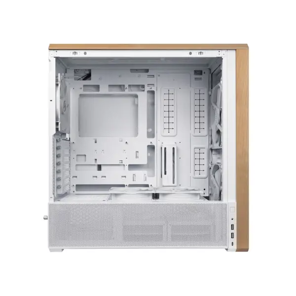 Računalniško ohišje Lian Li LANCOOL 217, ATX, Midi-Tower, kaljeno steklo, belo