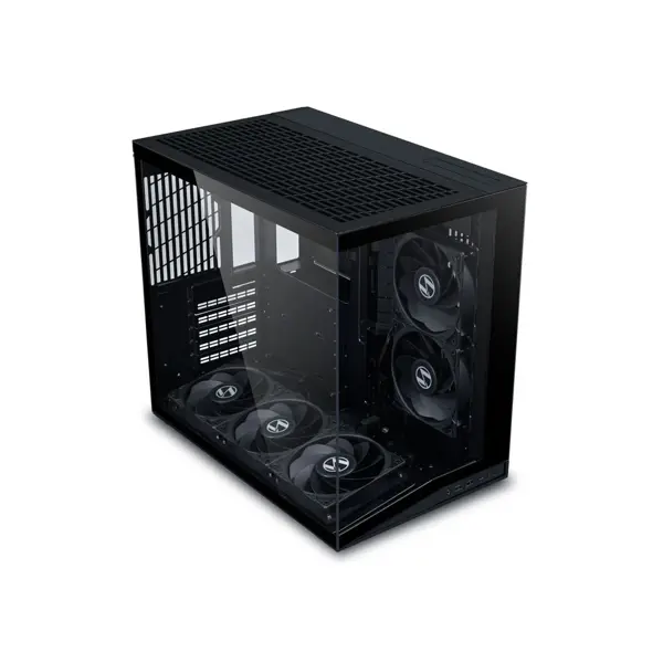 Računalniško ohišje Lian Li O11 Dynamic Mini V2 Flow, ATX, Midi-Tower, kaljeno steklo, črno