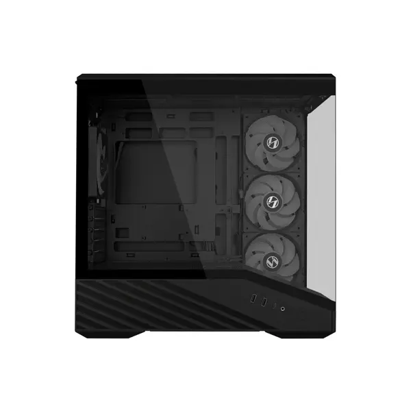 Računalniško ohišje Lian Li Vector V100 MINI, Micro-ATX, kaljeno steklo, črno