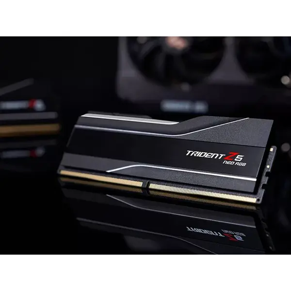 RAM DDR5 64GB Kit (2x32GB) 6000MT/s CL32 1.40V, G.SKILL Trident Z5 Neo RGB AMD EXPO