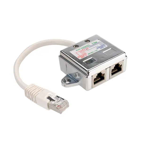 Roline VALUE Y(T) adapter Cat.5e, 1×RJ45(M) na 2×RJ45 F, STP