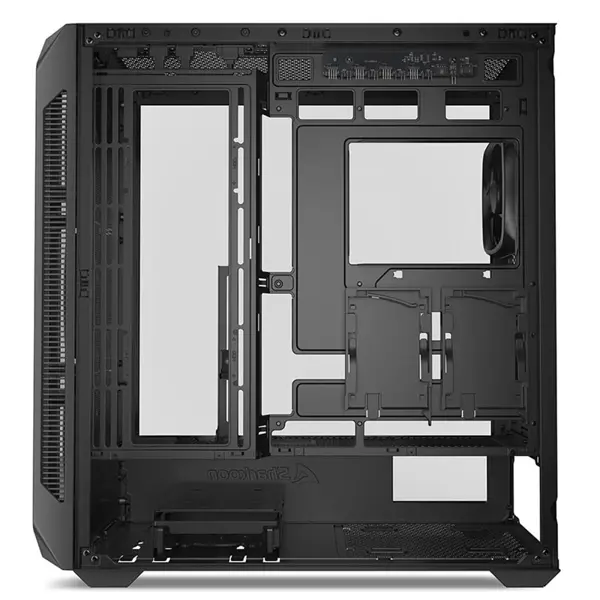 SHARKOON AK5G RGB midiATX okno črno ohišje