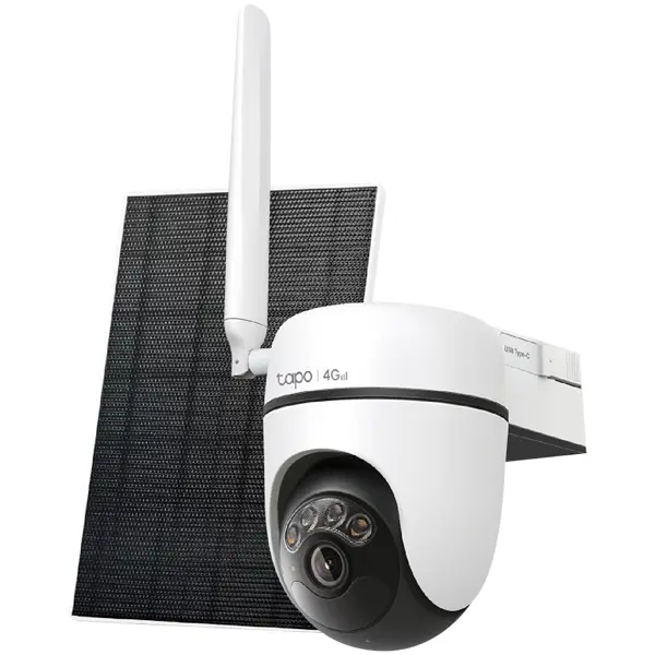 Solar-Powered Pan/Tilt 4G LTE Security Camera Kit