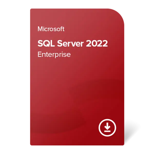 SQL Server 2022 Enterprise (2 cores) – with SQL Server 2019 Product Terms digital certificate