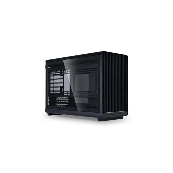 Stranica za Lian Li DAN Cases A3 Wood, Mesh, kaljeno steklo, črna