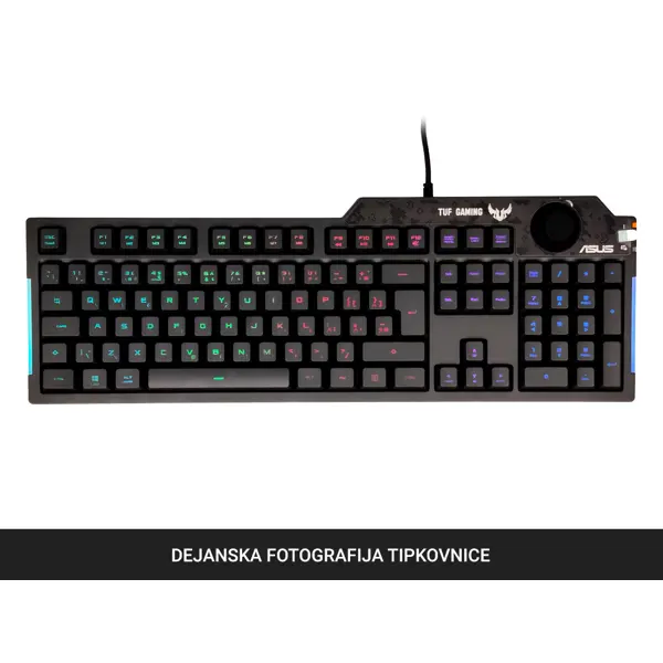 Tipkovnica ASUS TUF Gaming K1, RGB, USB, UK SLO G.