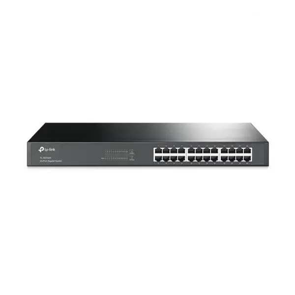 TP-Link 24-port Gigabit preklopnik (Switch), 24×10/100/1000M RJ45 ports, 1U 19" Rack, metalno kućište