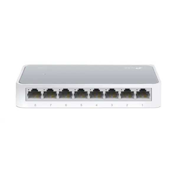 TP-Link 8-port mini Desktop preklopnik (Switch), 8×10/100M RJ45 ports, plastično kućište
