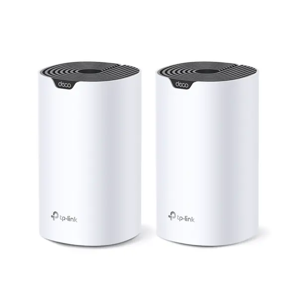 TP- Link AC1900 Deco S7 (2-pack) Mesh Wi-Fi, Dual-Band, 600 Mbps/1300 Mbps (2.4GHz/5GHz), 3×LAN, 3×interna antena, Deco App