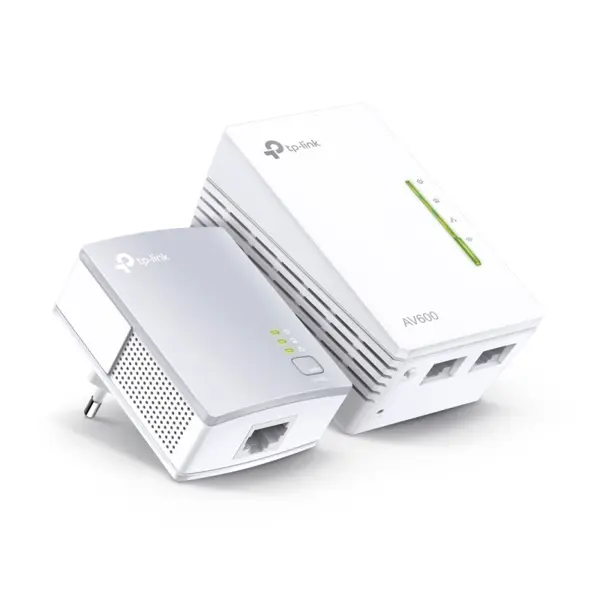 TP-Link AV600 Powerline bežični mrežni adapter, 300Mbps/600Mbps (2.4GHz/5GHz), HomePlug AV, Plug and Play (TL-WPA4220 & TL-PA4010)